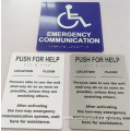 Ada Small Braille Sign With Raised Tactile Graphics